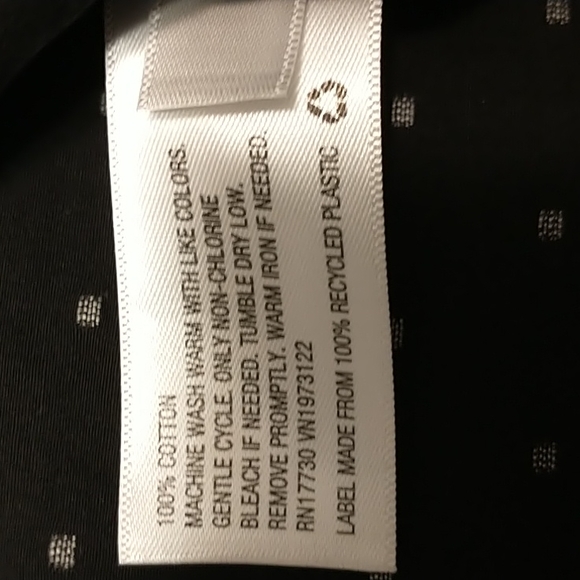 a.n.d eawy Collared Button Down Front Pocket Long Sleeve Textured S Top - Picture 4 of 13